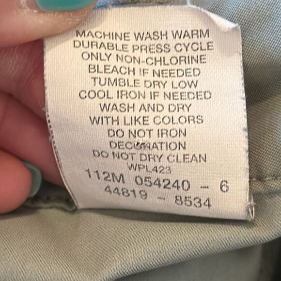 Vintage Levi’s Silvertab Y2K Data Nylon Polyester Green Cargo Pants  Size M X 32 - Picture 11 of 11